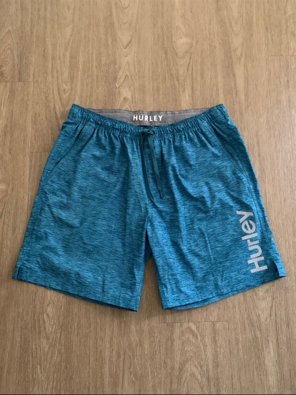 Hurley Men's Teal Blue Swimming Trunks